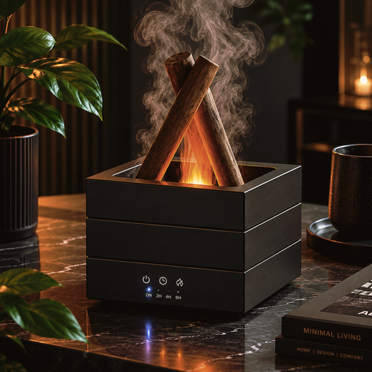 Flame Aroma Humidifier Fireplace