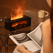 Cozy Desktop Fireplace with Amber Glow