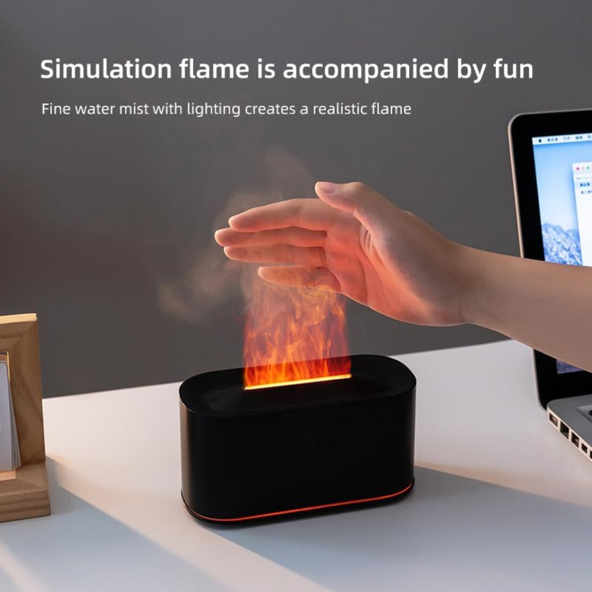 Flames Air Humidifier Fireplace