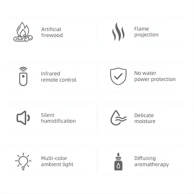 Cozy Desktop Fireplace with Amber Glow